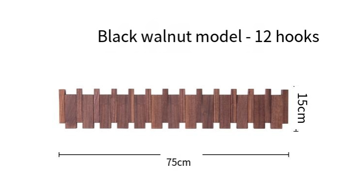 Perchero de Pared en Forma de Teclas de Piano Simplicity (Una Pieza)