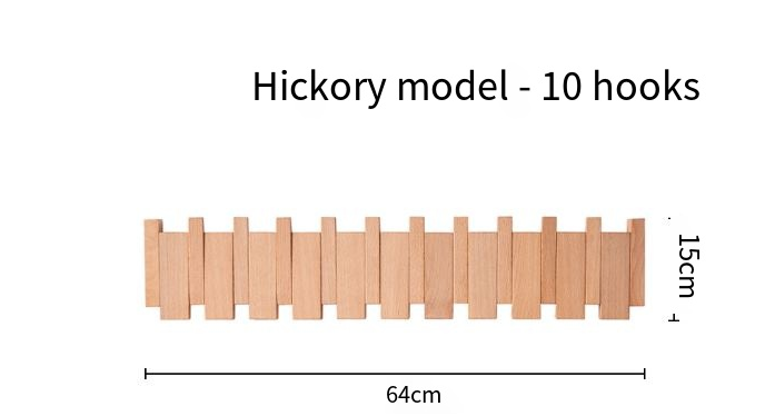 Perchero de Pared en Forma de Teclas de Piano Simplicity (Una Pieza)