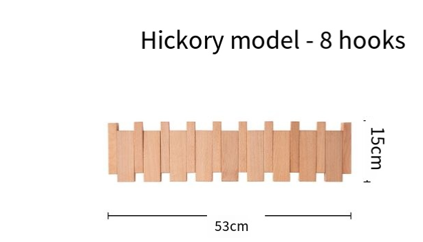 Perchero de Pared en Forma de Teclas de Piano Simplicity (Una Pieza)