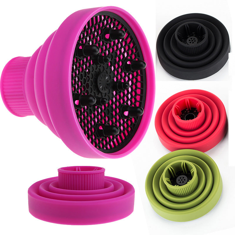 Difusor Plegable de Silicona para Secado y Estilizado de Cabello