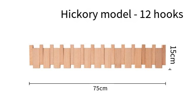 Perchero de Pared en Forma de Teclas de Piano Simplicity (Una Pieza)