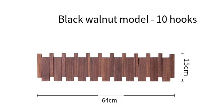 Perchero de Pared en Forma de Teclas de Piano Simplicity (Una Pieza)